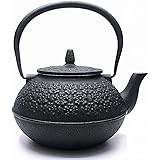 「桜柄 1.2L」鉄分補給 ホーローなし 鉄瓶 ih 直火 ポット やかん