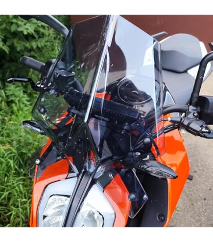 KTM RC390 250 200 125用ダークスモークウィンドスクリーン ︎^_^ RC390 250 200 125用ダークスモークスクリーン KTM RC390 250