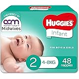 Huggies Infant Nappies Size 2 (4-8kg) 48 Count