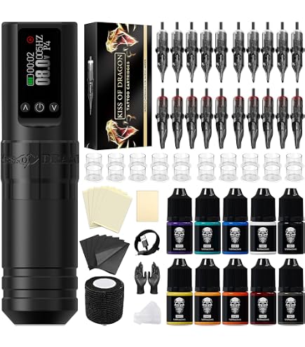 Amazon | Ambition Zetton タトゥーマシン 2400mAh バッテリー付き