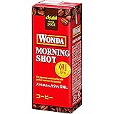 アサヒ飲料 ワンダ モーニングショット (LL) 紙パック スリム 200ml×24本 液体 [ コーヒー ]