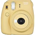 FUJIFILM インスタントカメラ チェキ instax mini8プラス 接写レンズ・純正ハンドストラップ付き ハニー INS MINI 8P HONEY