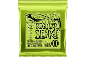 Ernie Ball P02221 Regular Slinky Nickel Wound Set.010- .046