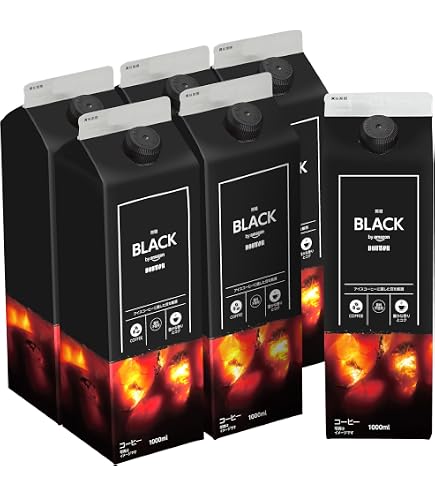 Amazon.co.jp: いわまの甜水で抽出した「ストレートコーヒー 1Lパック