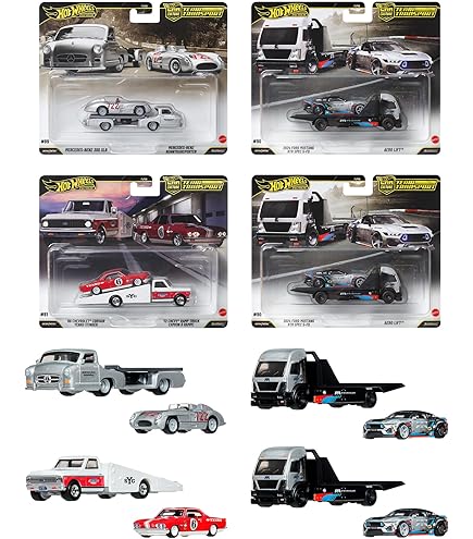 Amazon | TrueScale Miniatures MINI GT 1/64 カーキャリアトレーラー