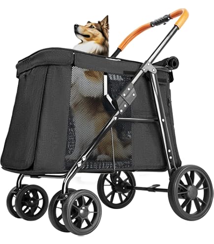 Amazon | XUDREZ 大型 ペットカート 折りたたみ 耐荷重40KG 4輪