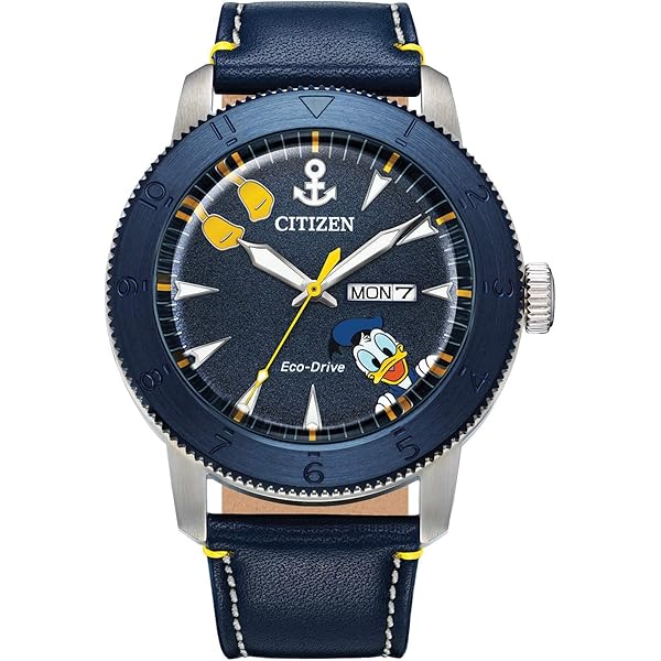 Citizen Men's Eco-Drive Disney Mickey Mouse Explorer Stainless