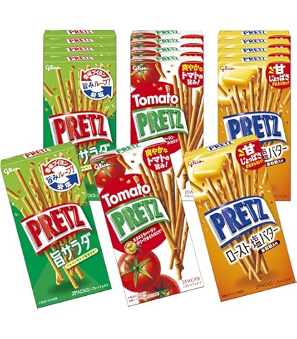 Amazon.co.jp: ポッキー プリッツ ビスコ 大袋 3種×2袋 合計6袋