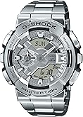 Casio GM-110 Classic Color Wristwatch, Metal Band: Silver, Bracelet Type