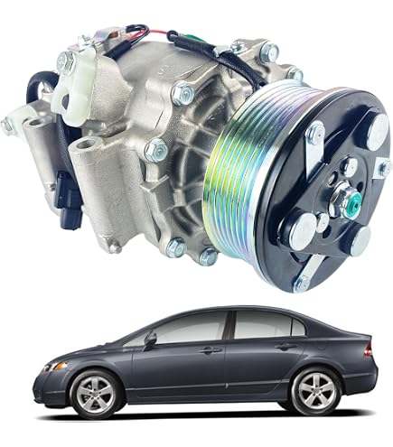 CarBole A/C Compressor Clutch Kit For Honda Civic 1.8L 2006-2011 - Includes Pulley, Bearing, Coil, Plate