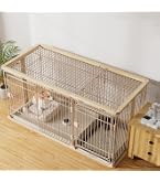 Amazon | WWI 犬用ケージ ペットサークル 室内 145×68×70cm 木製風