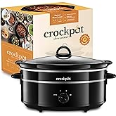 Crock-Pot Slow Cooker | Removable Easy-Clean Ceramic Bowl | 6.5 L (8+ People) | Black [SCV655B]
