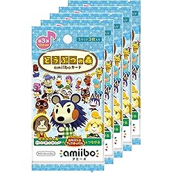 Amazon | どうぶつの森amiiboカード 第4弾 (5パックセット)+amiibo