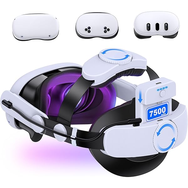 メタクエスト2 拡張バッテリー付き Amazon | Saqico バッテリーパック Oculus Meta Quest 2/ Quest 3 18W