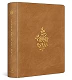 Holy Bible: Esv Journaling Study Bible Trutone over Board, Nubuck Caramel