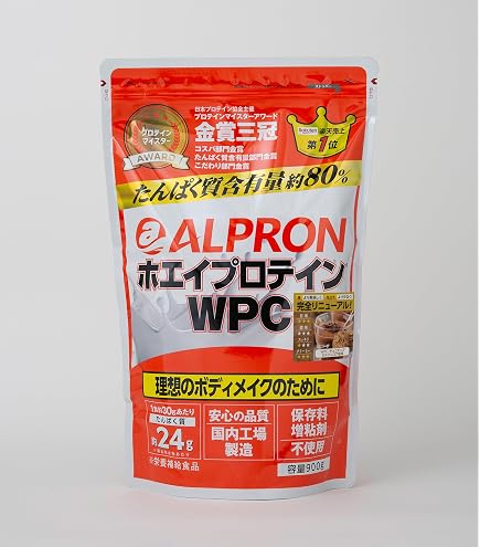 Amazon | アルプロン ALPRON ホエイプロテインWPC カフェオレ 900g