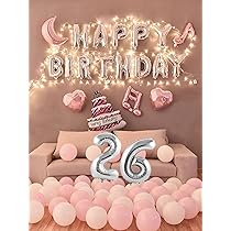 Amazon | 26歳 誕生日 バルーン 風船 バースデー 飾り付け