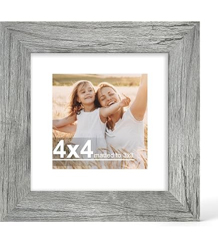 Amazon.co.jp: decorUhome 4x4 ピクチャーフレーム 壁または卓上用