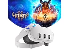  Meta Quest 3 128GB — Breakthrough Mixed Reality Headset (Asgard’s Wrath 2 Game included with purchase)