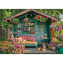 Music Room 1000-Piece Jigsaw Puzzle For Adults - Cozy Cat & Dog Art, Finished Size 19.7x27.6 Inches - View #8