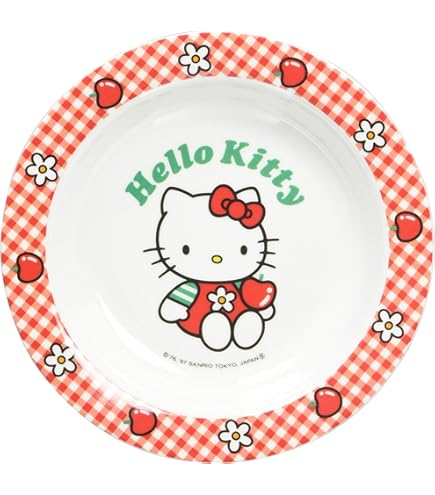 Amazon.co.jp: ハローキティ ガラス パーティプレート （ローソン