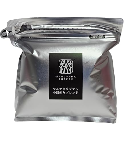 Amazon | ツルヤオリジナル 【豆】丸山珈琲 中深煎りブレンド（100g×3
