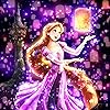 夜空に灯る夢(ラプンツェル) ディズニー - 夜空に灯る夢(ラプンツェル) iPad壁紙 89671