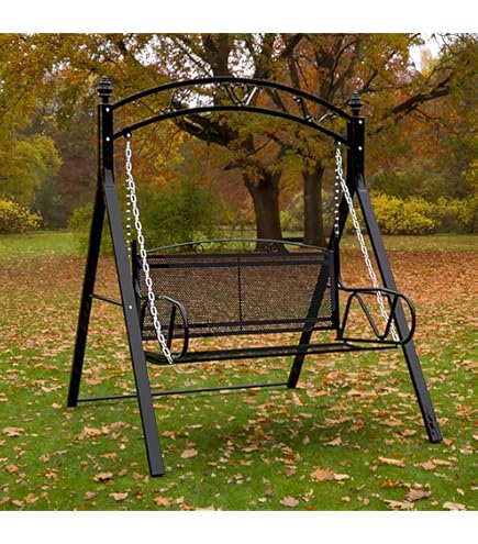 Amazon.co.jp: WJW ブランコ 屋外 二人乗り 大人用 子供 おしゃれ