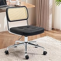 回転椅子 キャスターチェア モダン ミッドセンチュリー ブラウン