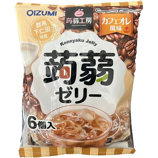 Amazon.co.jp: 下仁田物産 蒟蒻工房蒟蒻ゼリー抹茶味 6個×8袋
