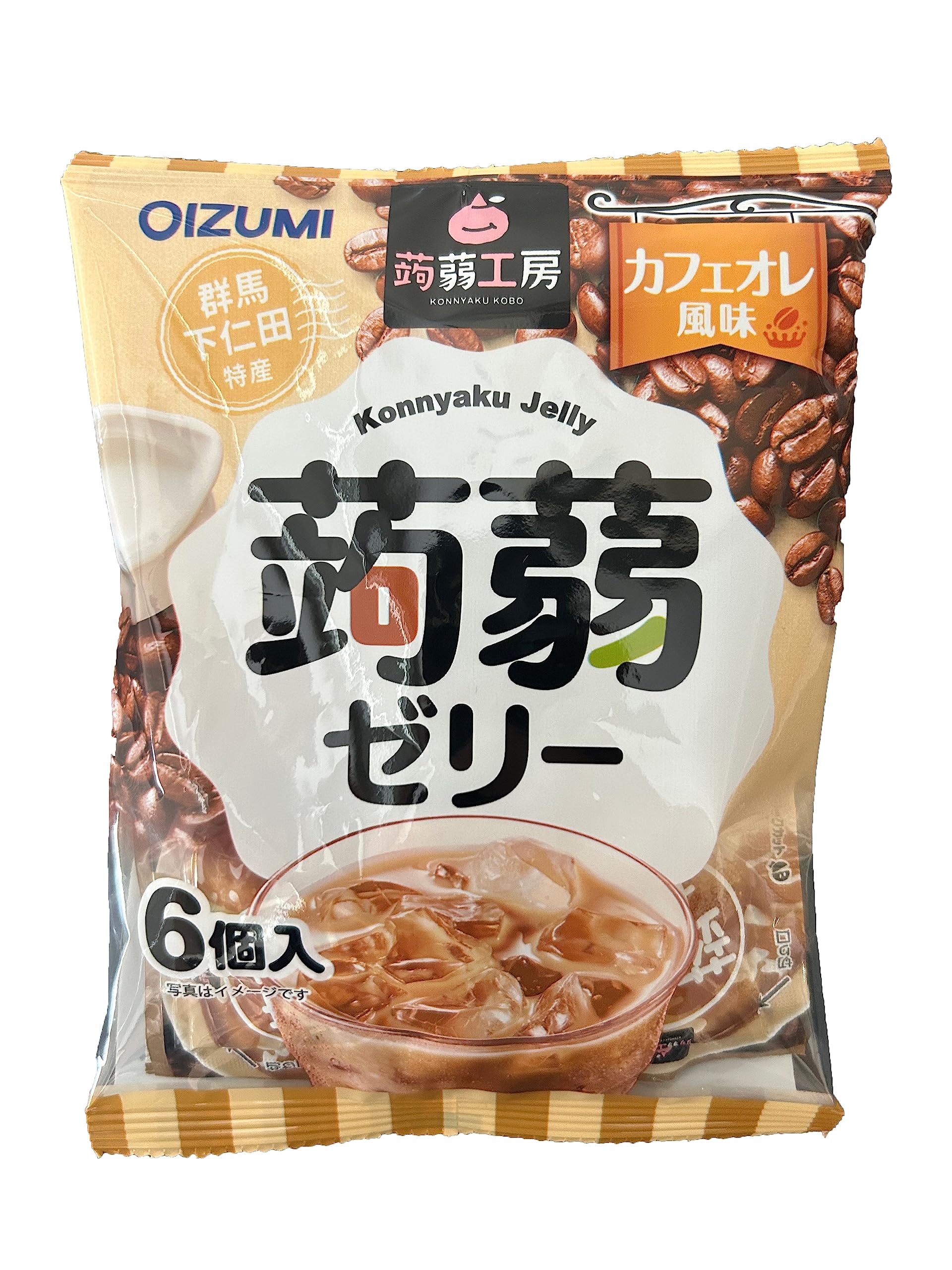 【44%OFF】【736円】 下仁田物産 蒟蒻工房 蒟蒻ゼリー カフェオレ味 6個×8袋