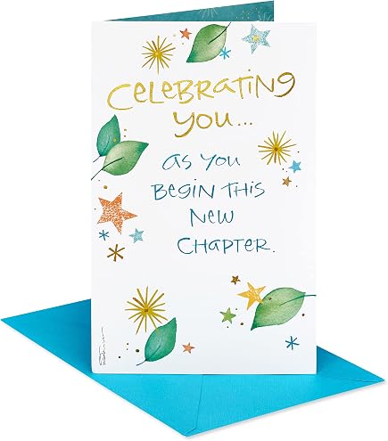 American Greetings Ruhestandskarte – „You’ll Be Missed“, Mit Goldfolie & Glitzer, Inkl. Umschlag
