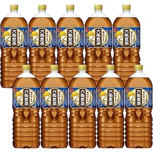 【Amazon.co.jp 限定】アサヒ飲料 六条麦茶 お茶 ペットボトル 2L×10本 デュアルオープンボックスタイプ