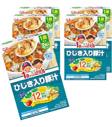 Amazon.co.jp: 1歳からの幼児食 まぐろと根菜の煮物×5個 江崎グリコ