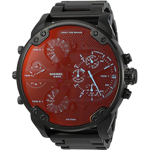 Amazon.co.jp: Diesel メンズ Mr. Daddy 2.0 ステンレススチール