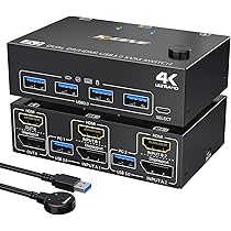 ✨即購入ok✨デュアルモニター HDMI KVM 切替器 4K@60Hz 61U1T9Txm9L._AC_UF350,