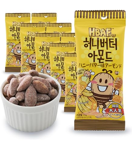 Amazon | HBAF, ワサビアーモンド、120g（4.23オンス） | HBAF