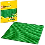 LEGO® Classic Green Baseplate 11023 Building Kit; Open-Ended Creative Play for LEGO Builders Aged 4