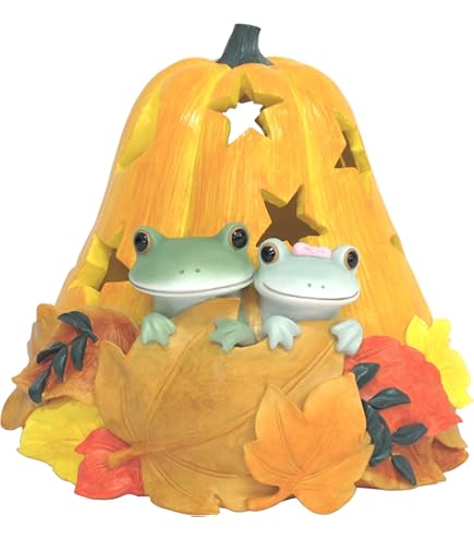 【匿名】カエル コポー かぼちゃのキャンドルカバー 置物 ハロウィン コポミ 匿名】カエル コポー かぼちゃのキャンドルカバー 置物