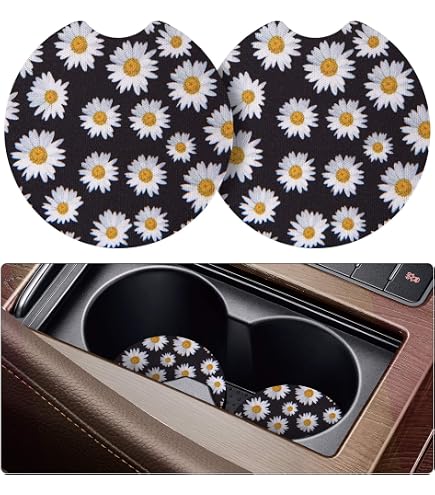Car Trash Bag With Strap - Waterproof, Hanging Organizer, Daisy Floral Print, For Car, Travel, Camping - View #11