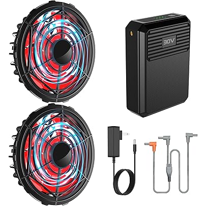 Amazon.co.jp: 空調作業服 ファンバッテリーセット 33V 超高出力 2025