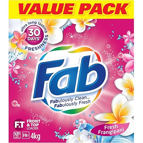 Fab Fresh Frangipani Laundry Powder Detergent 4Kg