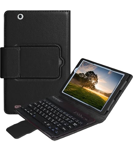 Amazon | DETUOSI ユニバーサル 10.1インチ Androidタブレットケース