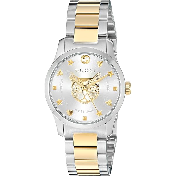 Amazon.co.jp: GUCCI GUC・18S GﾀｲﾑﾚｽﾗｳﾝﾄﾞｽﾃﾝﾚｽLｳｫｯﾁ