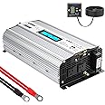 インバーター 12V 正弦波 2000W コンバーター 55Hz DC12VをAC100Vに変換 LCDディスプレイ及びリモコンつき 2.4AのUSBポート 2口のACコンセント GIANDEL