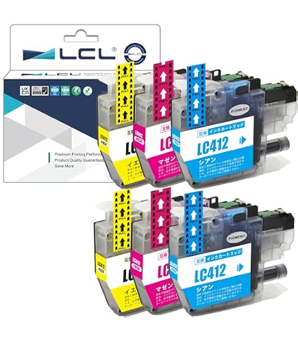 Amazon.co.jp: LC411-4PK ブラザー用 互換インクカートリッジ 3色