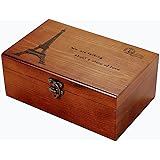 TOZOファクトリー 木製 アンティーク 収納ボックス 裁縫箱 手芸用品 収納箱 ソーイングボックス