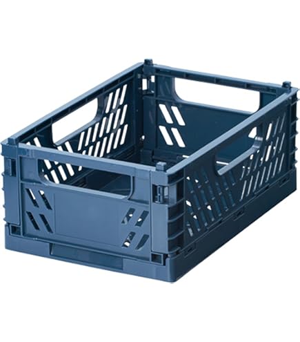 Amazon｜スタッキング できる 折りたたみ ミニ コンテナ