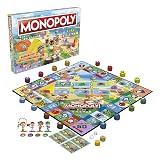 ハズブロ(HASBRO) モノポリー あつまれ どうぶつの森 キッズボードゲーム、子供にやさしい家族ゲーム、8才以上 2~4人のプレイヤーで遊ぶ面白いボードゲーム
