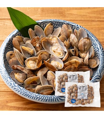 Amazon.co.jp: 築地魚群 殻付あさり500g : 食品・飲料・お酒
